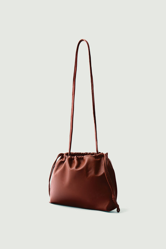 Sac Suzette - Acajou - Cuir - Femme