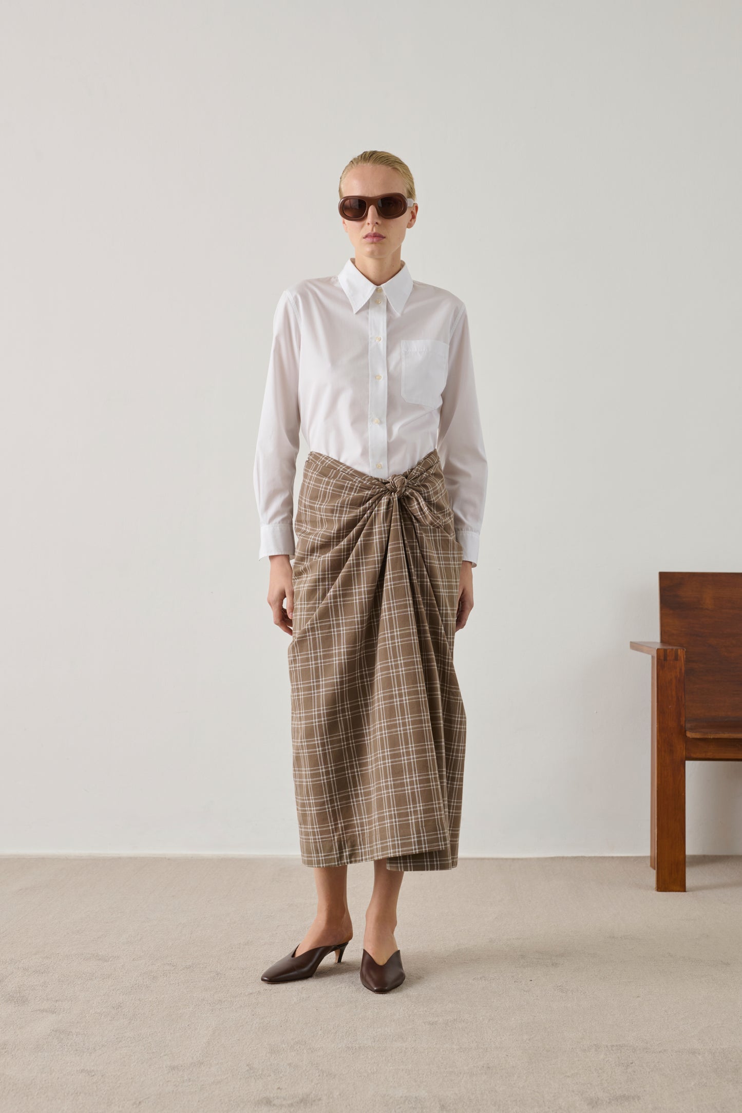 Chemise Saphir - Blanc - Coton - Femme