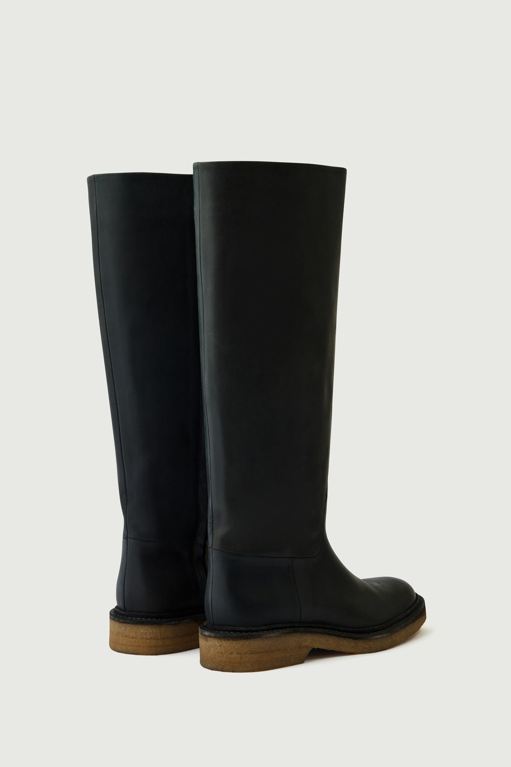 Bottes Babylon - Gris Anthracite - Cuir - Femme vue 4